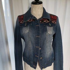 "Mudd" AZTEC JEAN JACKET